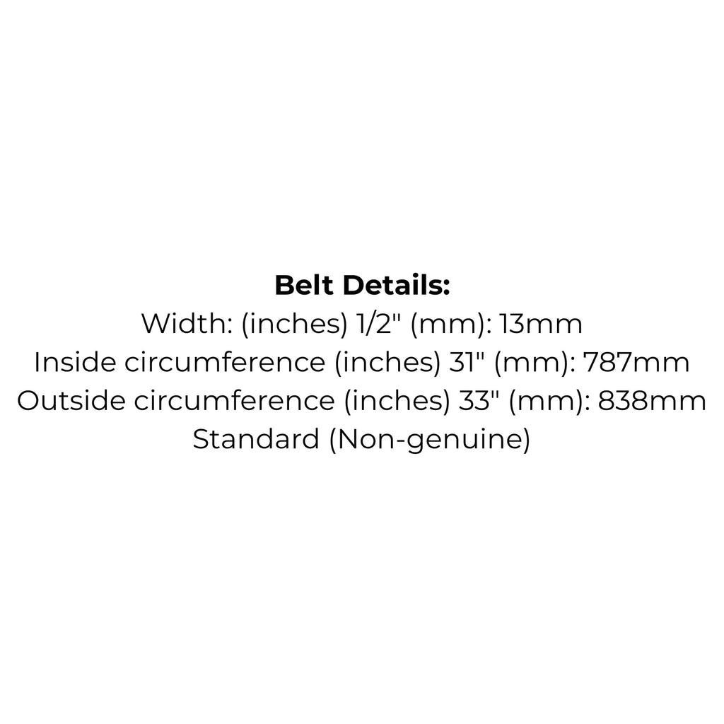 Belt Replaces Masport 503368 or Deutscher 3161 Chipper Shredder - Alt 6