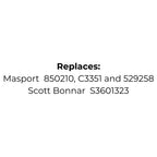 Belt Replaces Masport 850210, C3351 and 529258, Scott Bonnar S3601323, Greenfield or Roper