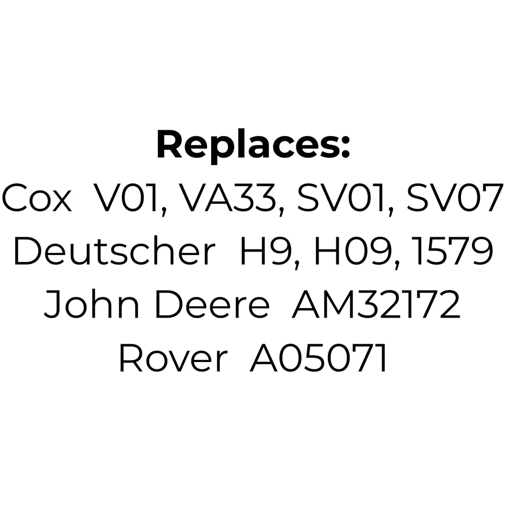 Belt to Replace Cox V01, VA33, SV01, SV07, Deutscher H9, H09, 1579, John Deere AM32172,  Rover A05071, Cox Scout  or Cox Stockman