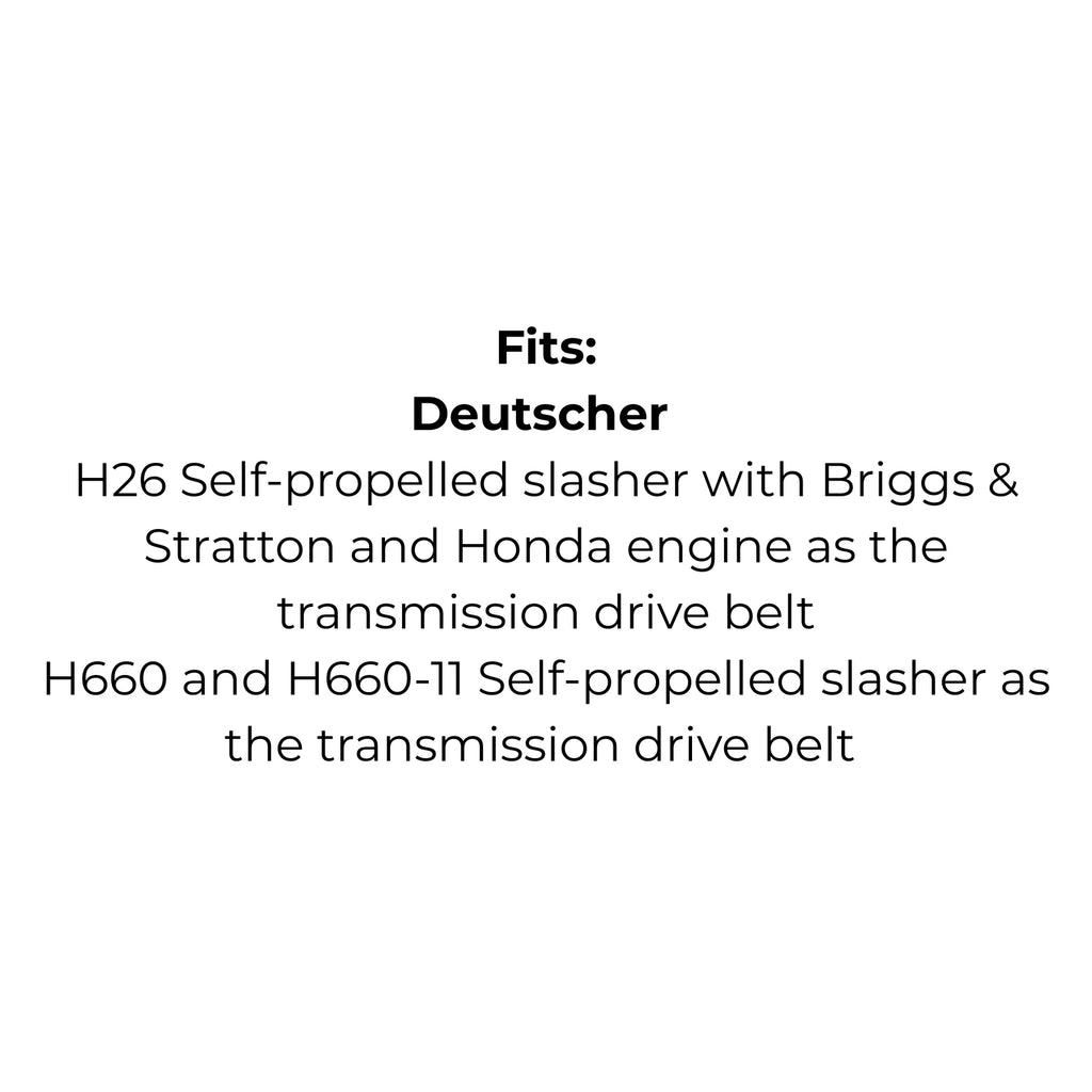 Belt to Replace Cox V01, VA33, SV01, SV07, Deutscher H9, H09, 1579, John Deere AM32172,  Rover A05071, Cox Scout  or Cox Stockman