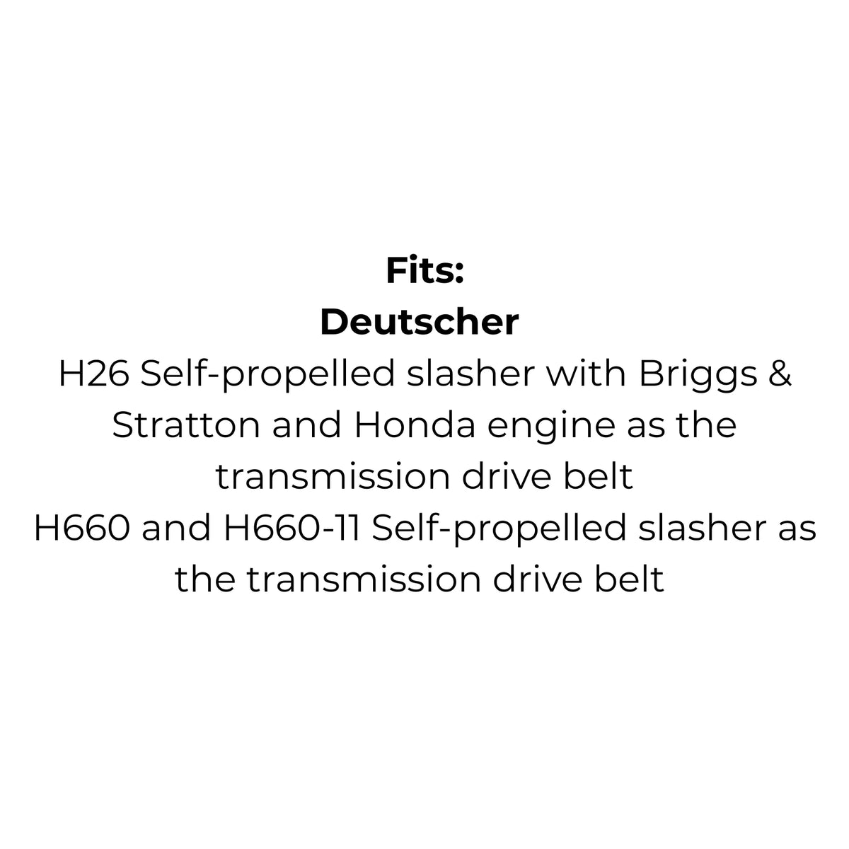 Belt to Replace Cox V01, VA33, SV01, SV07, Deutscher H9, H09, 1579, John Deere AM32172,  Rover A05071, Cox Scout  or Cox Stockman