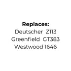 Belt Replaces Deutscher Z113, Greenfield GT383 or Westwood 1646