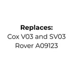 Belt Replaces Cox V03 and SV03, Rover A09123 or Falcon 