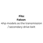 Belt Replaces Cox V03 and SV03, Rover A09123 or Falcon 