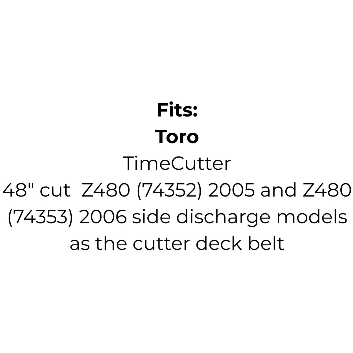 Belt to replace Toro TimeCutter 108-7192 and 1087192