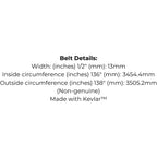 Belt to replace Toro TimeCutter 108-7192 and 1087192
