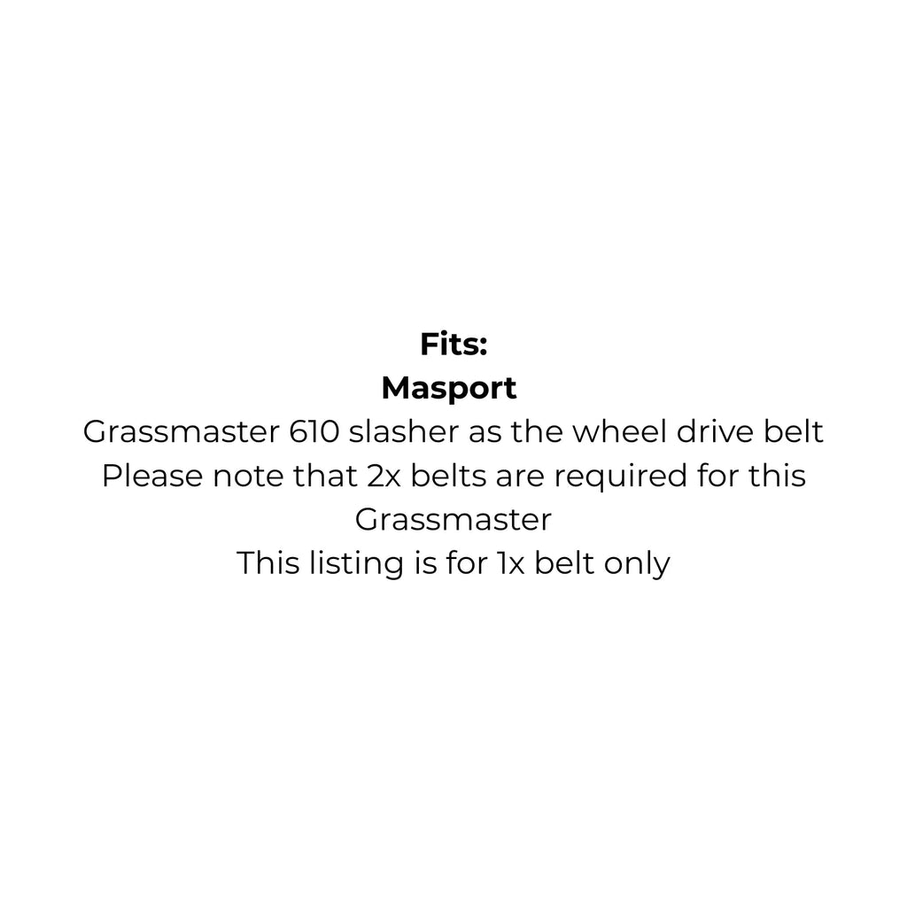 Belt Replaces Cox VA46, Greenfield GT1608 or Masport 850115 - Alt 6