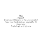 Belt Replaces Cox VA46, Greenfield GT1608 or Masport 850115 - Alt 6