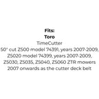 Belt replaces Toro 110-6892