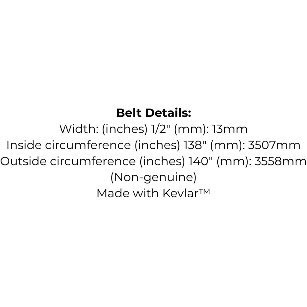 Belt replaces Toro 110-6892