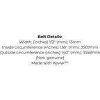 Belt replaces Toro 110-6892