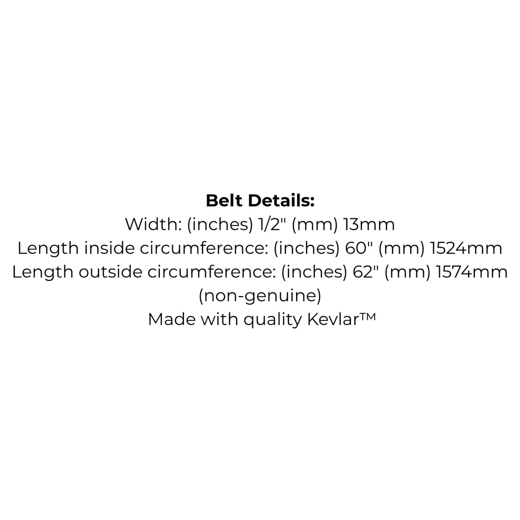 Belt replaces John Deere M112006, MTD 754-0198, 954-0326, 754-0326, Victa TM43486A, 754-0198 - Alt 7