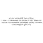 2x Belts Replace Masport 850115