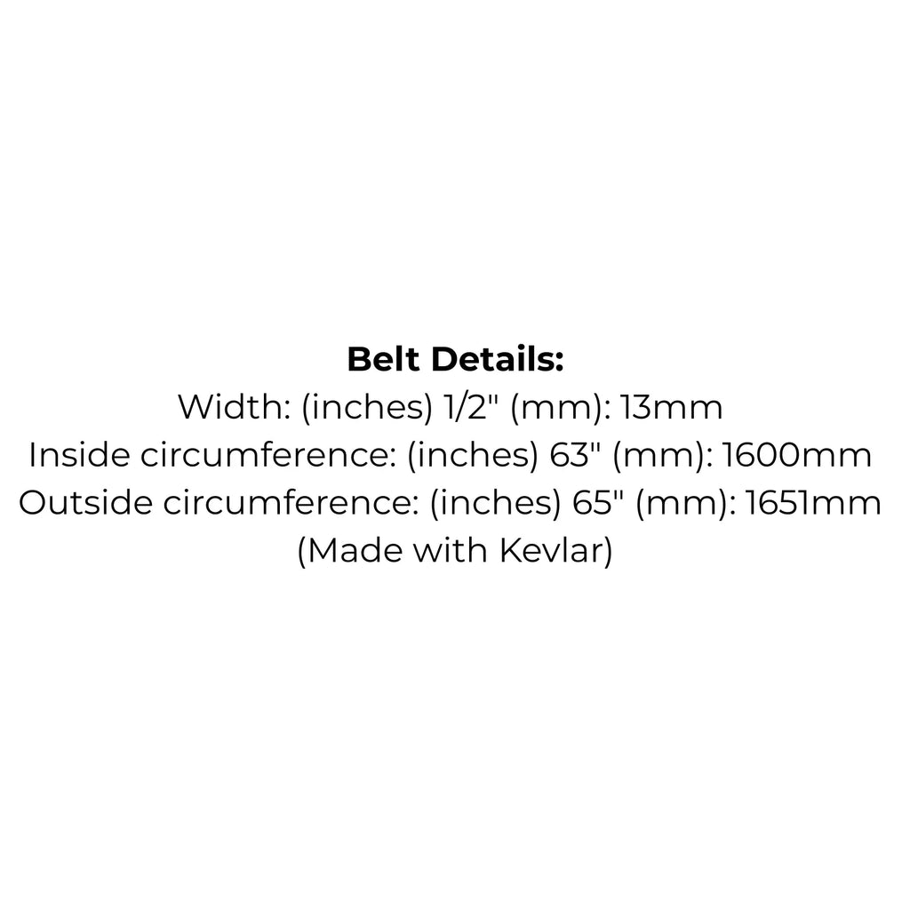 Belt Replaces Rover A06360, Troy Bilt or Bolens 1722238 or 1738496 - Alt 7