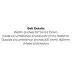 Belt Replaces Rover A06360, Troy Bilt or Bolens 1722238 or 1738496 - Alt 7