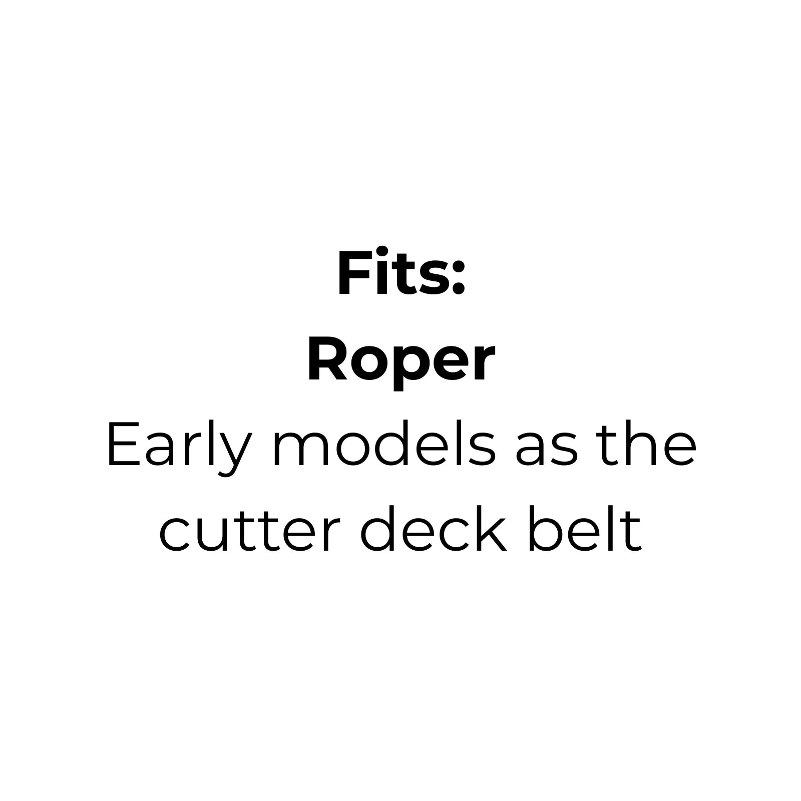 Belt Replaces Roper 62828 or Hustler 600979