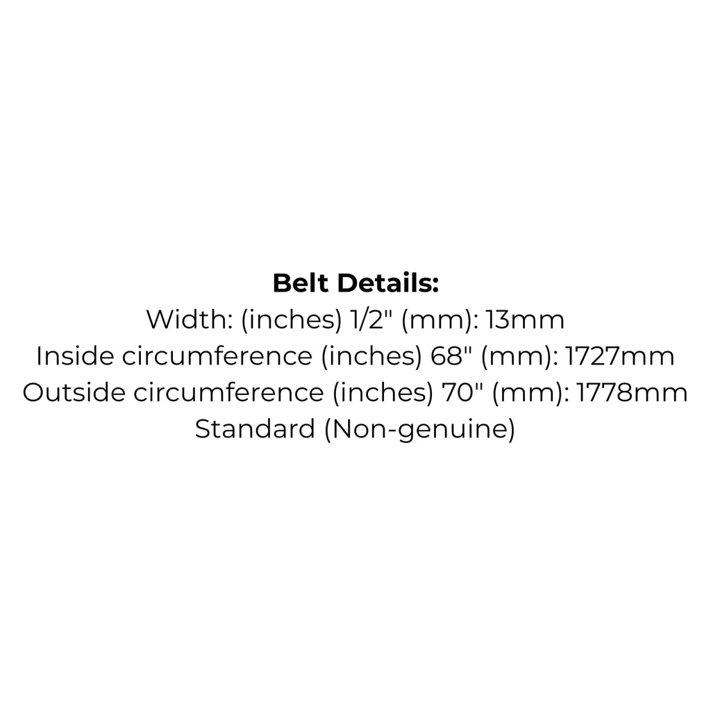 Belt Replaces Roper 62828 or Hustler 600979 - Alt 6
