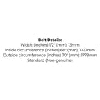 Belt Replaces Roper 62828 or Hustler 600979 - Alt 6