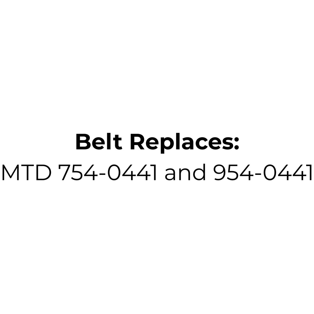Belt Replaces MTD 754-0441 and 954-0441 | Made with Kevlar™