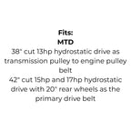 Belt Replaces MTD 754-0441 and 954-0441 | Made with Kevlar™