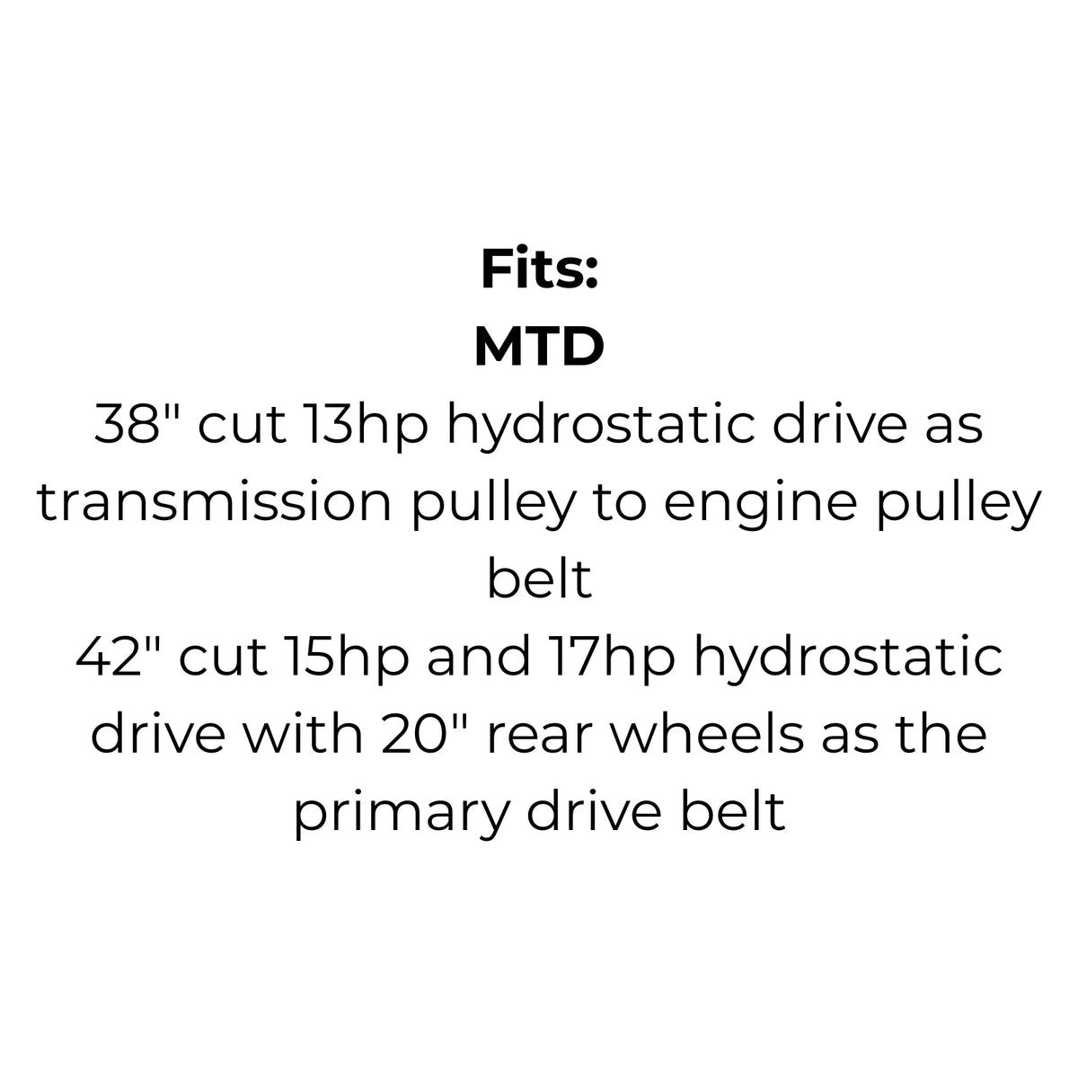 Belt Replaces MTD 754-0441 and 954-0441 | Made with Kevlar™